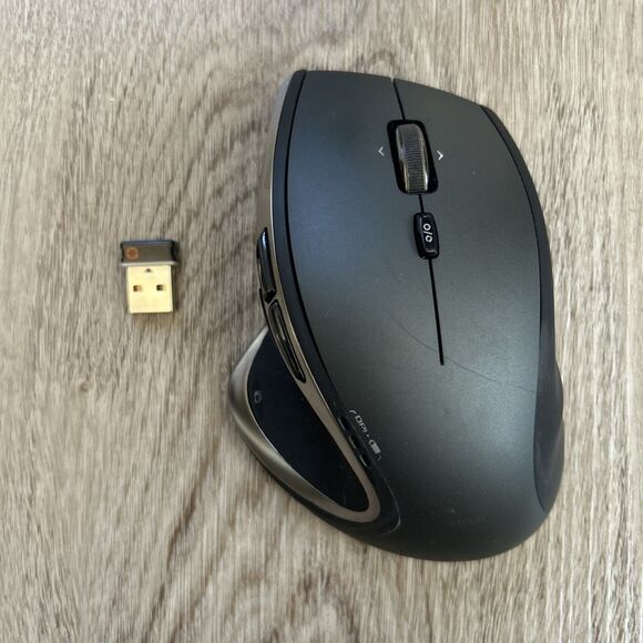 Logitech Performance MX Darkfield Black Wireless Mouse w/ USB Receiver Tested - Picture 1 of 8